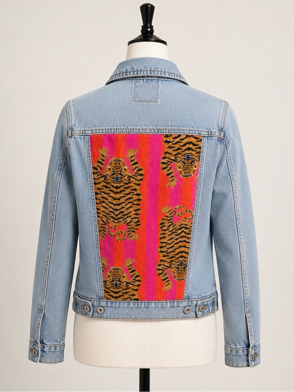 Tiger Patch Jean Jacket
